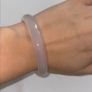 Rose quartz Bangle Bracelet